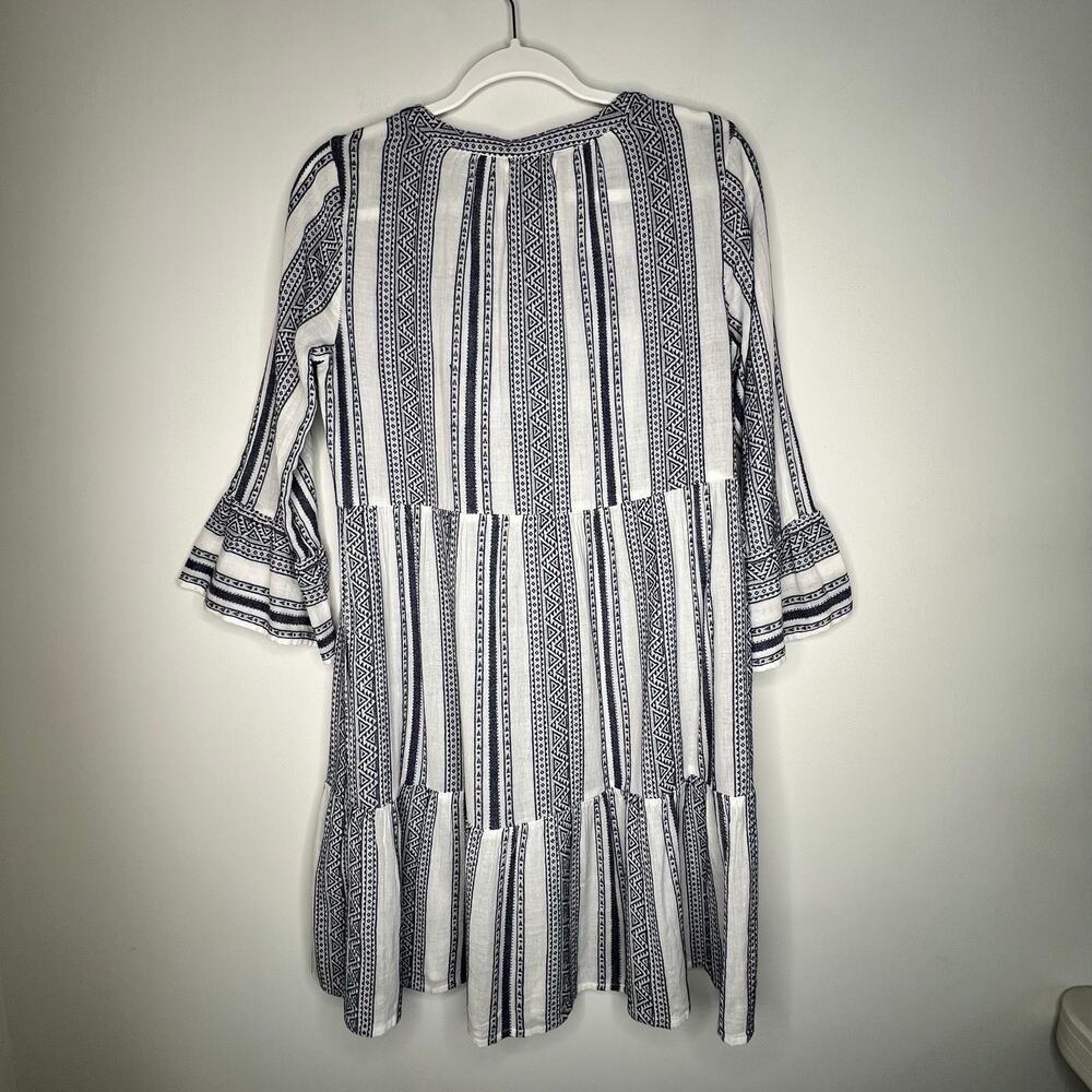 Velvet by Graham & Spencer Stripe Mini Dress Size Small - Picture 6 of 7